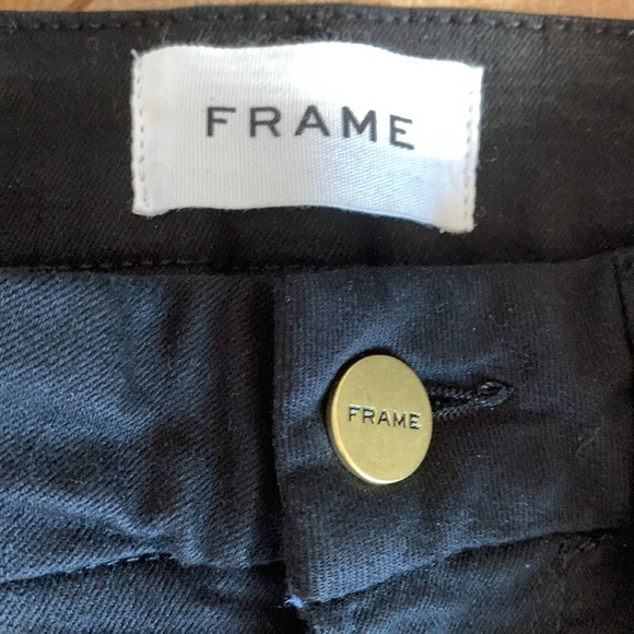 Frame Black Le Crop Mini Boot Denim Size 27 - Picture 2 of 7